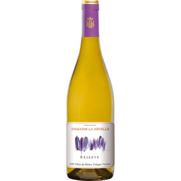 LAVAU COTES DU RHONE VILLAGES VALREAS DOMAINE LA DECELLE BLANC 2023