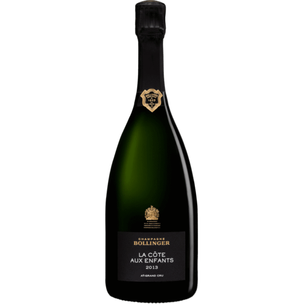 CHAMPAGNE BOLLINGER LA COTE AUX ENFANTS 2013 BOX DREWNIANY