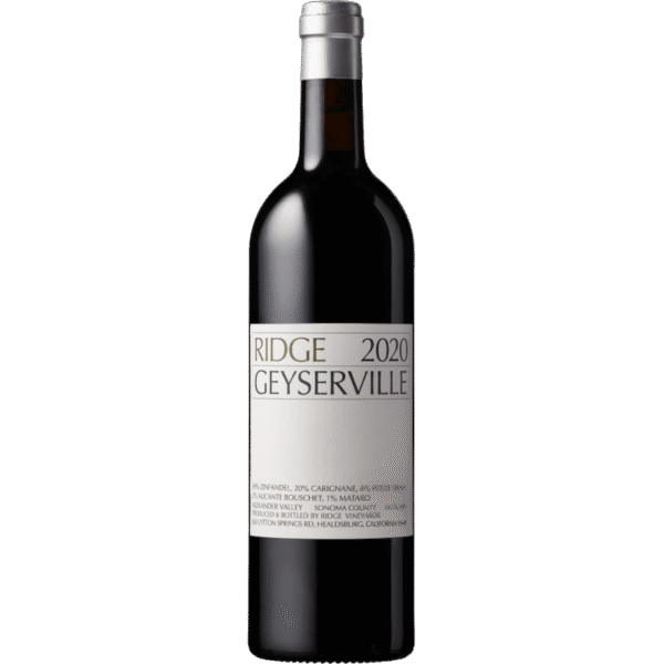 RIDGE ZINFANDEL GEYSERVILLE 2020