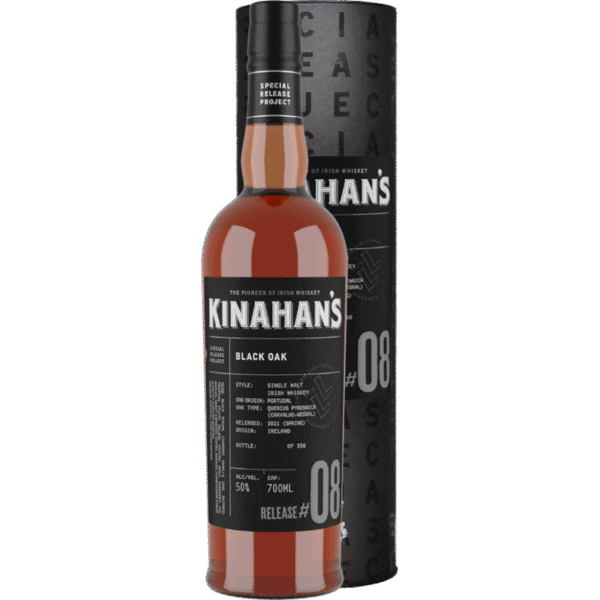 KINAHANS SPECIAL RELEASE PROJECT #08 BLACK OAK CASK 50% GIFT TUBE