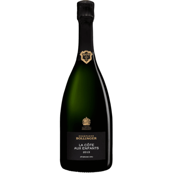 CHAMPAGNE BOLLINGER LA COTE AUX ENFANTS 2013 BOX DREWNIANY