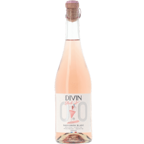 DIVIN SAUVIGNON BLANC SPARKLING BLUSH ROSE 0.0%