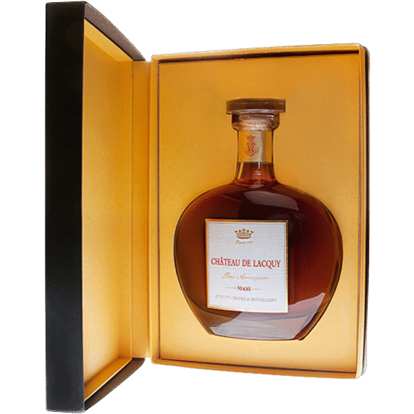 CHATEAU DE LACQUY ARMAGNAC ASEMBLANGES BLENDS 30YO 43.5% 0,7L CARAFE BOX