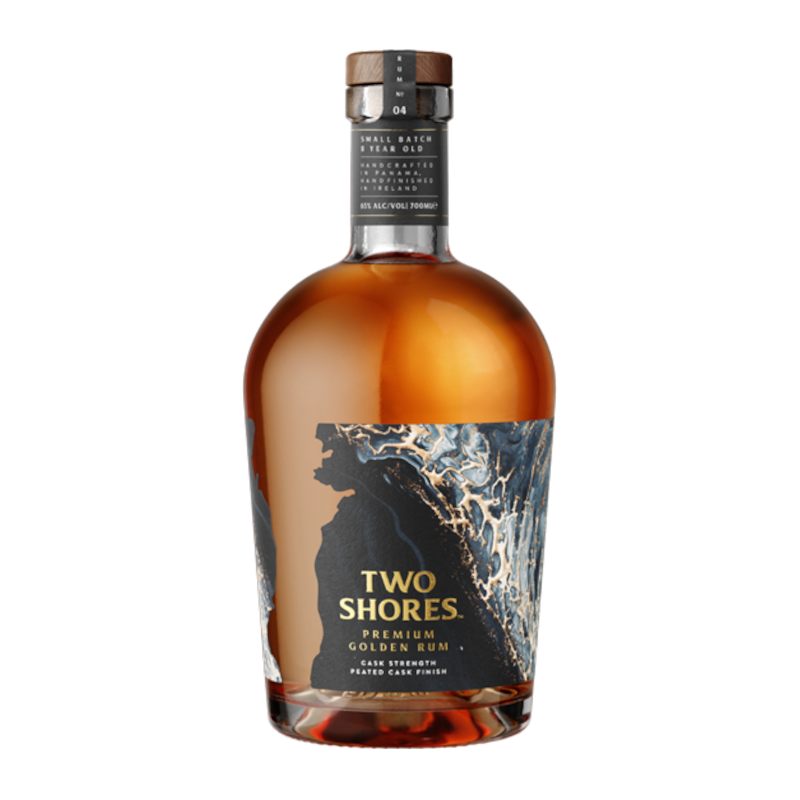 TWO SHORES RUM PEATED CASK FINISH 0,7L 65%